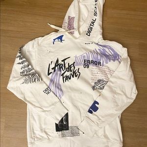 Zara graffiti hoodie